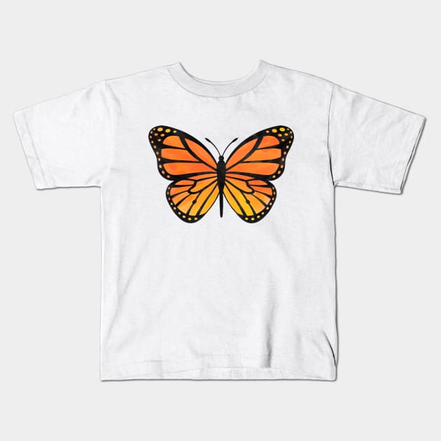 Monarch Butterfly Kids T-Shirt by NYXFN